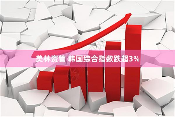 美林资管 韩国综合指数跌超3%